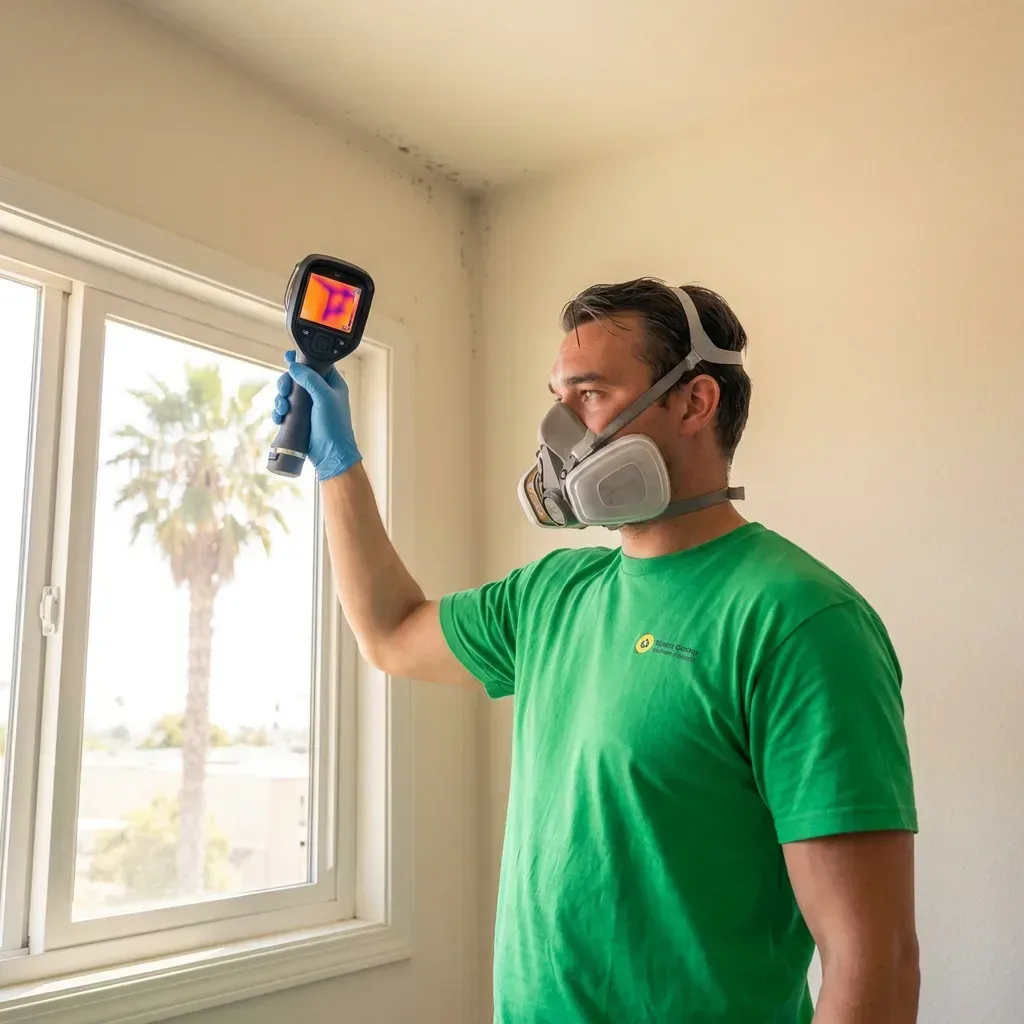 Thermal imaging mold check in La Jolla