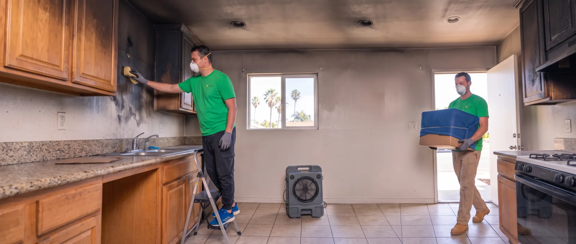 Fire and smoke damage repair in La Jolla